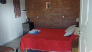 Hosteria Nido de Condores客房内的一张或多张床位