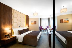 Amsterdam Hotel客房内的一张或多张床位