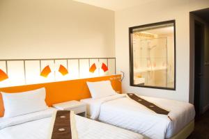 曼谷艾萨奴克酒店客房内的一张或多张床位