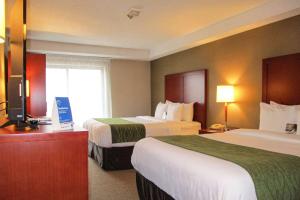 达特茅斯舒适酒店客房内的一张或多张床位