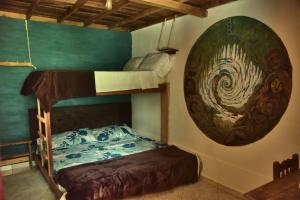 Creo Ecolodge Jardín客房内的一张或多张双层床