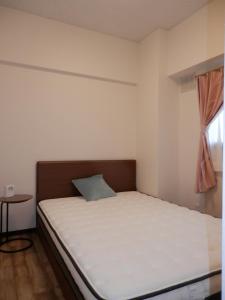 札幌Maple Sumikawa #201的一间卧室设有一张大床和窗户