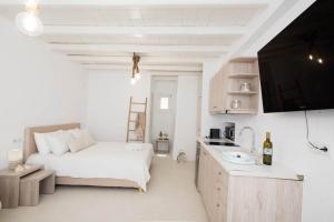 胡拉吉亚Gorgeous Studio In Cycladic Architecture Overlooking The Aegean的相册照片