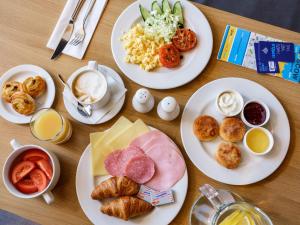 
莫斯科谢列梅捷沃国际机场快捷假日酒店提供给客人的早餐选择
