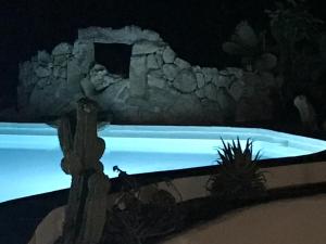 圣帕特雷拉卡拉索玛拉旅馆的游泳池的画作