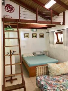 Casa Mico Leão Dourado客房内的一张或多张床位
