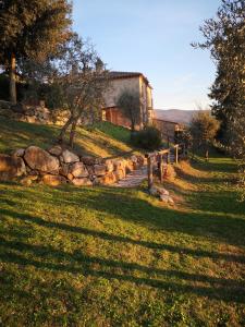 甘巴西泰尔梅Mommialla il Baluardo的一座带石头小径的草山上的房子