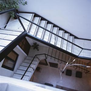 布宜诺斯艾利斯卡洛斯葛戴尔旅馆的螺旋楼梯建筑的形象