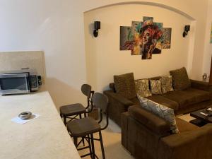 One-Bedroom apartment ground floor for Rent in El Gouna的休息区