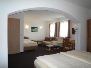 艾钦格霍夫酒店客房内的一张或多张床位