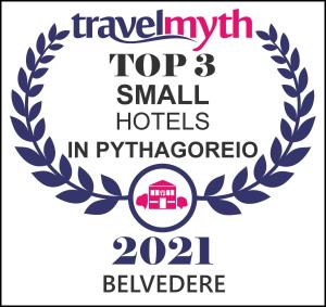 毕达哥利翁Belvedere的福克托里亚旅游顶级小酒店的标志