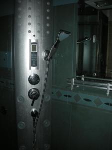 皮索涅托托尔酒店的带淋浴喷头的浴室