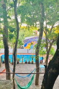 伊瓜苏公园旅馆内部或周边泳池景观