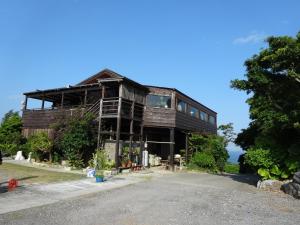 本部九州风之丘旅馆的海景木屋