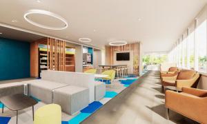 Microtel Inn Suites by Wyndham Lac-Megantic酒廊或酒吧区