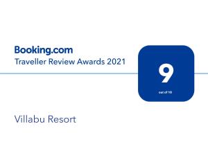 宫古岛维拉布度假酒店的旅行审查奖的屏幕