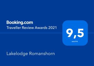 罗曼斯霍恩Lakelodge-Romanshorn 2的旅行审查奖的屏幕