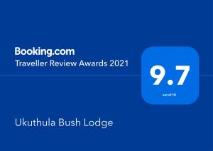 侯斯普瑞特Ukuthula Bush Lodge的旅行审查奖的屏幕