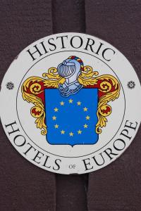 洛姆洛美酒店的欧罗普城市机构标志