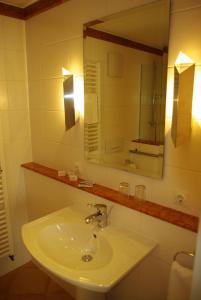 巴特司塔福斯坦斯塔菲斯特奈尔酒店的一间带水槽和镜子的浴室