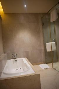 加尔各答雷根塔欧克斯皇家兰花有限酒店的一间浴室