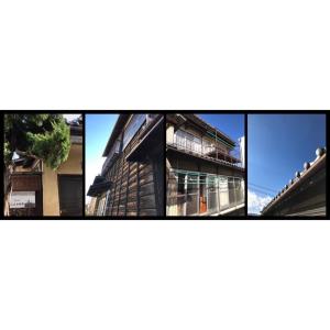 松本Hostel みんか松本的一组四幅建筑物的照片