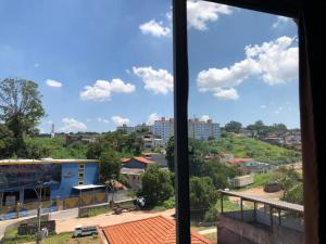 圣保罗Apto sereno próximo a Expo São Paulo!的从窗户可欣赏到城市美景