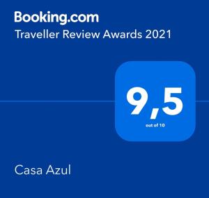 马尔多纳多Casa Azul的手机的屏幕截图,带旅行评语奖