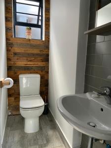 伊丽莎白港RElaxed city living的一间带卫生间和水槽的浴室