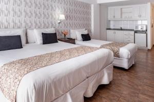 Ker Belgrano Hotel客房内的一张或多张床位