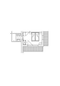 科尔福索Declara B&B and apartaments的房屋的平面图
