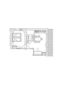 科尔福索Declara B&B and apartaments的房屋平面图