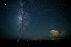 石垣岛阳光海滩酒店的星空中流 ⁇ 的夜