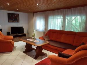 Holiday home in Balatonakali 37240的休息区