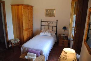 Holiday home in Asciano/Toskana 24098客房内的一张或多张床位