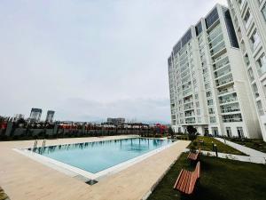 伯萨Next to the metro station 13th floor Luxury Loft apartment in Nilüfer Bursa的相册照片