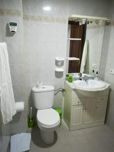 阿雷西费Vivienda compartida Tajaraste的一间带卫生间和水槽的浴室