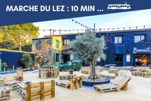 蒙彼利埃NOUVEAU - Jungle Montpeul - Clim - Wifi fibre - Netflix - 5' du centre et gare - Parking - Loggia - 15' des plages的相册照片