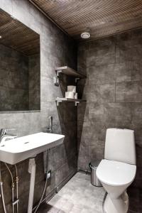 鲁卡RukaValley Unique58的一间带水槽和卫生间的浴室