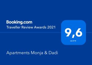 万塔西西Apartments Monja & Dadi的猴子和爸爸账户的屏幕