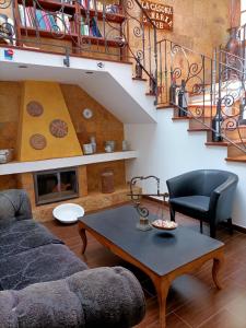 La Casona Canaria Boutique Home B & B的休息区