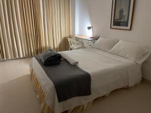 Hotel Luna Roja del Llano客房内的一张或多张床位