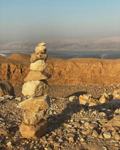 尼夫佐哈צפים על הים的山 ⁇ 上堆积如山的岩石