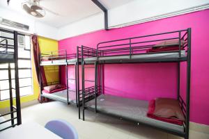 白普理赛马会青年旅舍客房内的一张或多张双层床