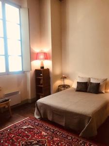 Palais des Papes - Spacious Historic Apartment in Private Mansion ! Free PARKING Nearby ! Spacieux Appartement Historique dans Hôtel Particulier ! PARKING à proximité Offert !客房内的一张或多张床位