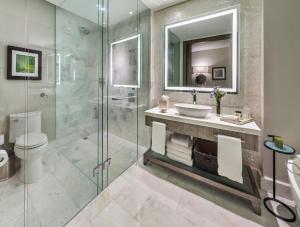 圣多明各洲际里尔酒店的一间浴室