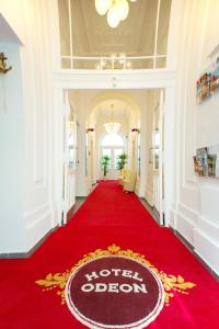 维也纳奧德翁酒店的门厅的红地毯