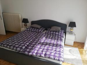 Apartment Graz Lustbuhel客房内的一张或多张床位