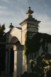 法萨诺马塞里亚托雷莫萨农家乐的一座建筑的顶部有雕像