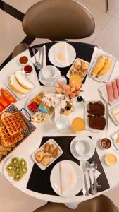 阿玛利亚酒店提供给客人的早餐选择